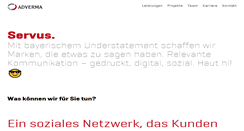 Desktop Screenshot of adverma.de
