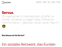 Tablet Screenshot of adverma.de